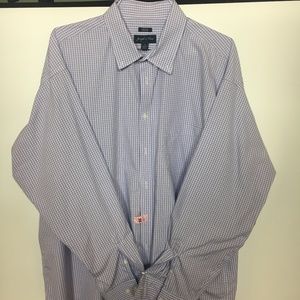 Joseph & Feiss - Button Up - Pr/Wh/Bl - 3X